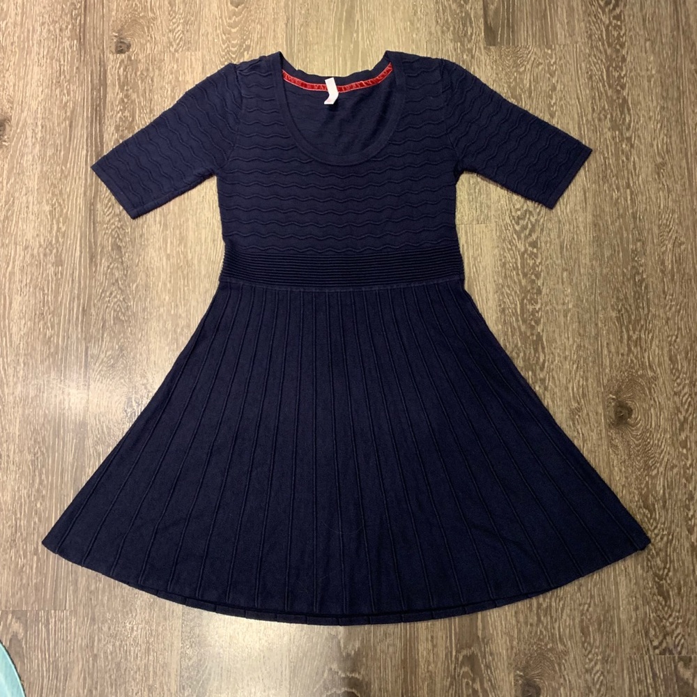 Xhilaration Navy Blue Knit Dress